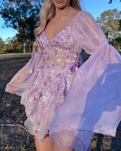 Load image into Gallery viewer, The Silk Fairy Sleeve Top・Lavender