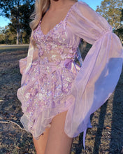 Load image into Gallery viewer, The Silk Fairy Sleeve Top・Lavender