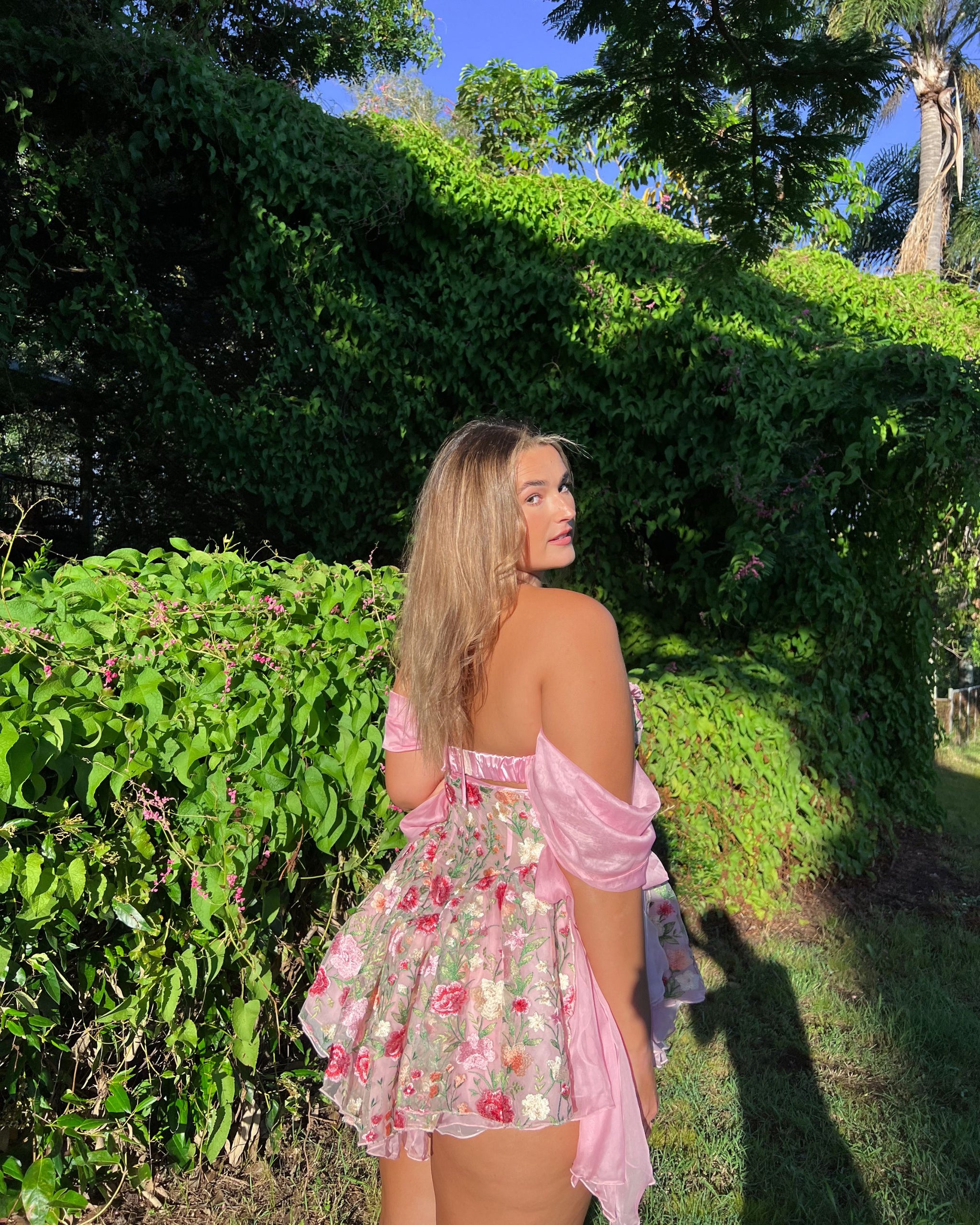 The Rosetta Silk Mini Dress – Bambi The Label