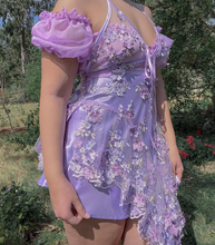 Load image into Gallery viewer, Fairy Dress Set (incl. top &amp; skirt)・Lavender SAMPLE

